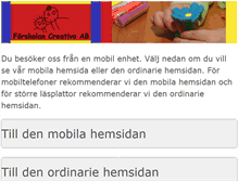 Tablet Screenshot of creativo.se